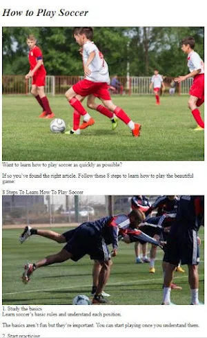 How to Play Soccer Training Screenshot 2