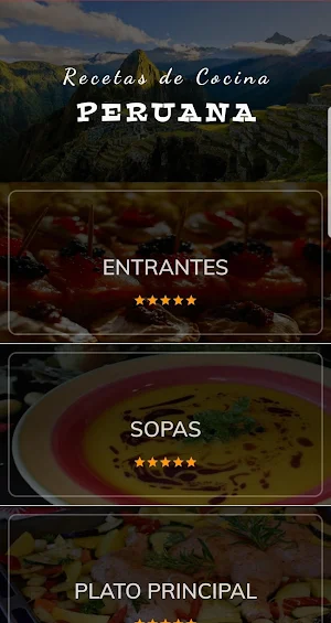 Receta Cocina Peruana Screenshot 0