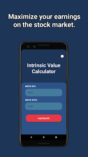 Calculator Fair Value of Stock Screenshot 0