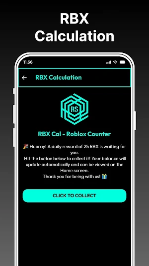 Daily Rbux Counter & RBX Calc Screenshot 2