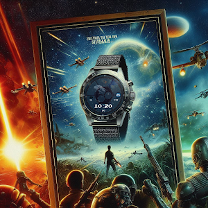Galaxy War Wear OS Watch Face Screenshot 1
