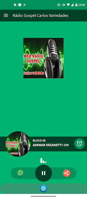Rádio Gospel Carlos Variedades Screenshot 2