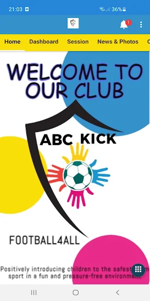ABC KICK Screenshot 1