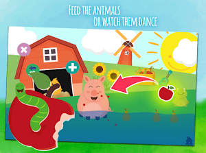 Animals & fruits -  game for toddlers from 1 year Screenshot 2
