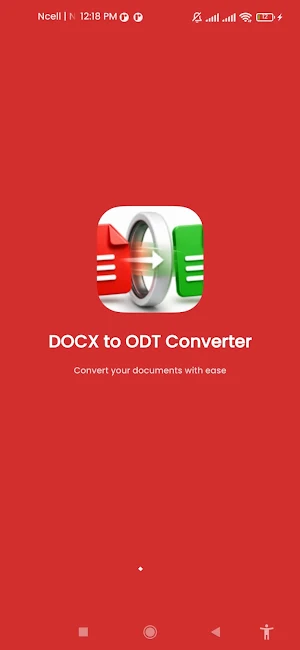 DOCX to ODT Converter Screenshot 3