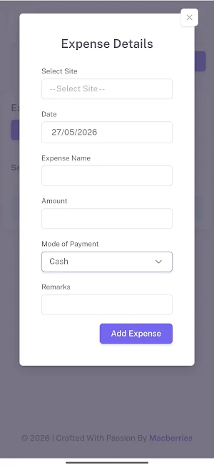 MACCERP Screenshot 1