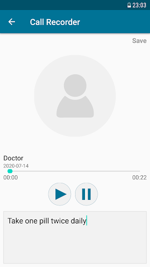 Simple Call Recorder Screenshot 1