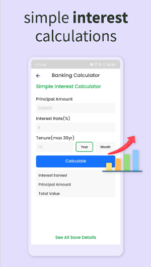 LoanMaster EMI Loan Calculator Screenshot 2