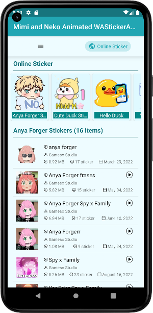 Mimi & Neko Animated WASticker Screenshot 3