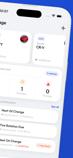 Vehicle Maintenance Tracker Screenshot 1