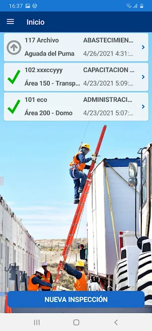 Inspecciones H&S Newmont Screenshot 2