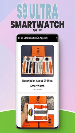 S9 Ultra Smartwatch App Hint Screenshot 2