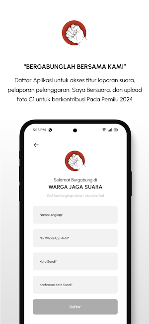 Warga Jaga Suara Screenshot 2