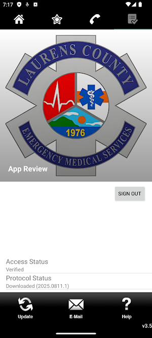 Laurens County EMS Guidelines Screenshot 2