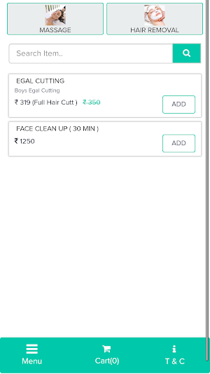 iSalon Spa Screenshot 1