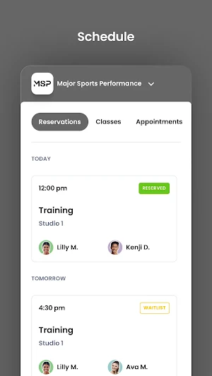 Major Sports Performance Screenshot 2