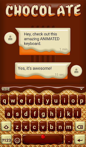 Chocolate Live Wallpaper Theme Screenshot 2