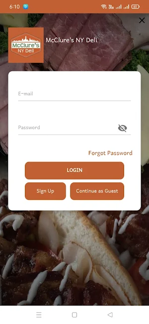 McClure's NY Deli Screenshot 0
