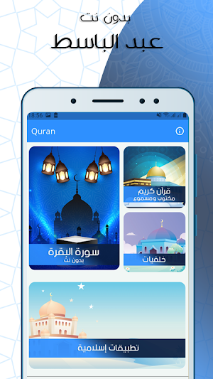 البقرة بصوت المعيقلي بدون نت Screenshot 0