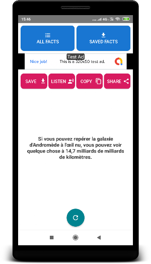 Weird & Funny Facts In French Screenshot 0