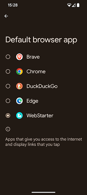 WebStarter Screenshot 1