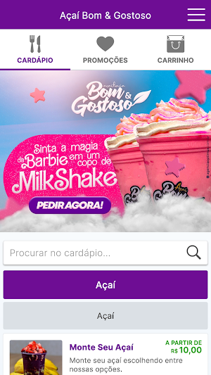 Açaí Bom e Gostoso Screenshot 1