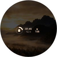 Misty Peak Silhouette