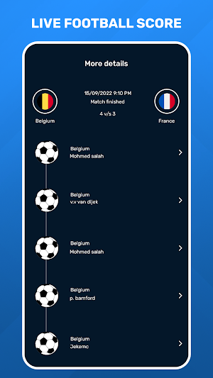 Football Live Score Screenshot 3