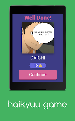 haikyuu quiz characters Screenshot 1