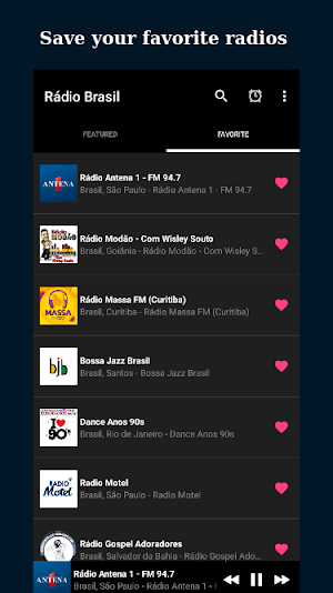 Online Radio Brazil: FM & AM Screenshot 1