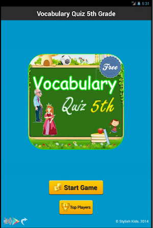 Vocabulary Quiz Screenshot 0