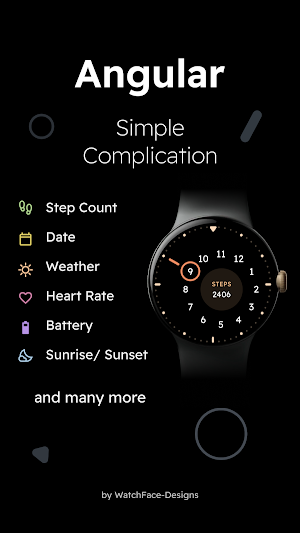 Angular - Watch Face Screenshot 3