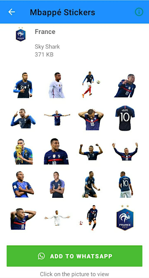 Kylian Mbappé Stickers Screenshot 1