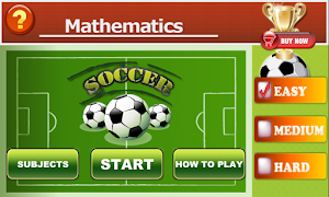 Soccer Math Game Screenshot 0