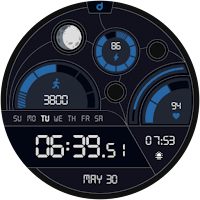 DS D006 - Digital watch face
