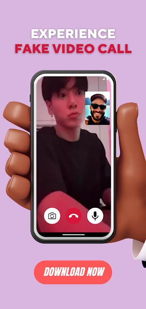 Jungkook BTS Fake Video Call Screenshot 3