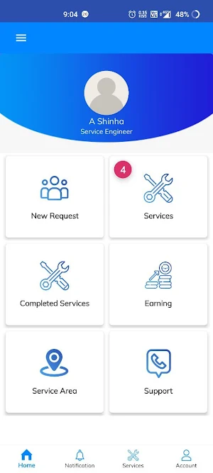 Gwing Service Engineer Screenshot 0