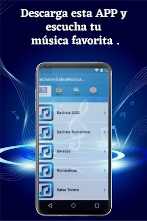 Bachata y Salsa Música MP3 Screenshot 1