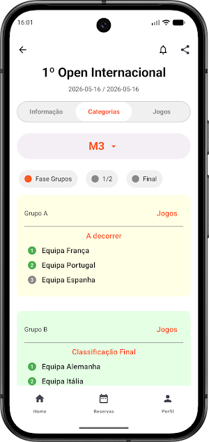 Padelteams Screenshot 2
