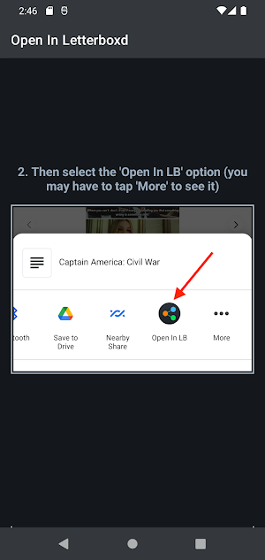 Open Shortcut for Letterboxd Screenshot 1