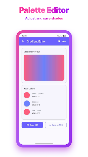 Spectrum Color Gradient Maker Screenshot 2