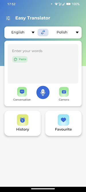 AI Translate All Language App Screenshot 0