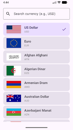 Change Calculator Screenshot 1