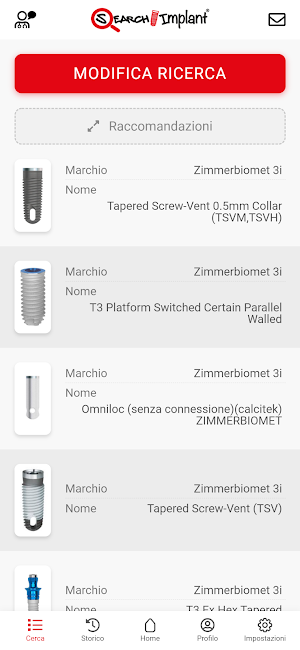 Search Implant App Screenshot 2