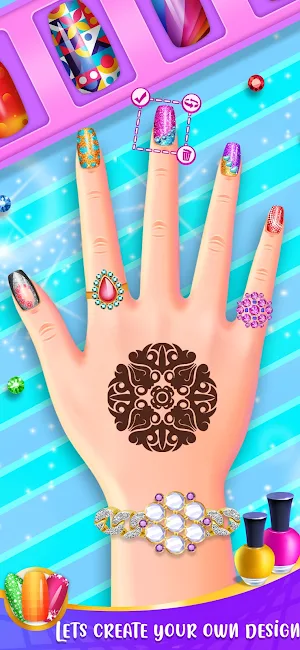 Nail Salon Girls Manicure Game Screenshot 2