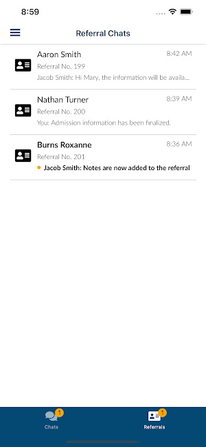 Netsmart CareChat Screenshot 1