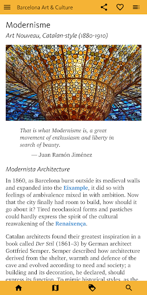 Barcelona Art & Culture Travel Guide Screenshot 1