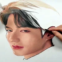 How to Draw Drama Actor Kpop