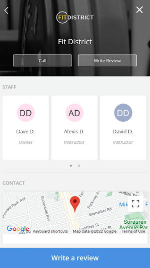 Fit District Screenshot 0