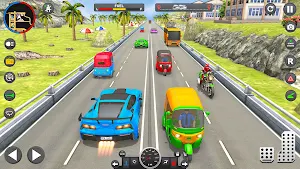TukTuk Auto Rickshaw Taxi Game Screenshot 1